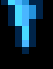 Blue falling stalactite